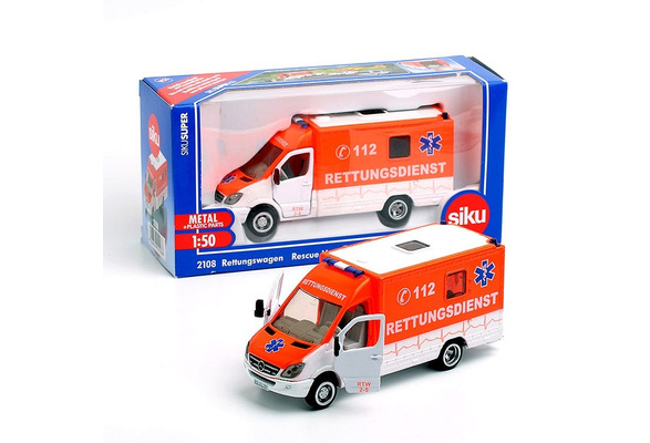 119 red ambulance dhl toy van