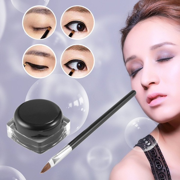 Waterproof Long-lasting Gel Eye Liner Shadow Cream Cosmetics Makeup ...