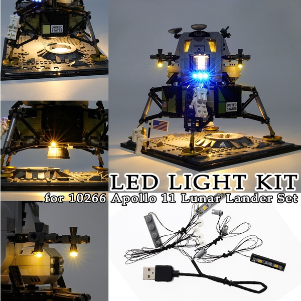 LED Light Kit for Lego 10266 Creator NASA Apollo 11 Lunar Lander