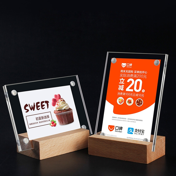 MELAG Acrylic Poster Menu Solid Wood Price Tag Table Card Log Price Sign Board Taiwan Card Acrylic Price Tag Student Name Display Sign Holder 10 Pack MELAG Acrylic Poster Menu Solid Wood Price Tag Table Card Log Price Sign Board Taiwan Card Acrylic Price Tag Student Name Display Sign Holder 10 Pack