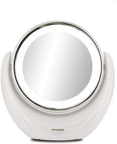 Makeup Mirrors, polished, 5xmagnifyingglas, Beauty