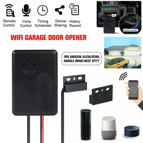 Smart Wifi Home Garage Door Opener, Garage Door Wifi Kit
