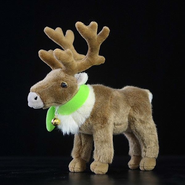 Cute Nordic White Reindeer Plush Doll Simulation Animal Deer Toy Model  Educational Toys | Wish