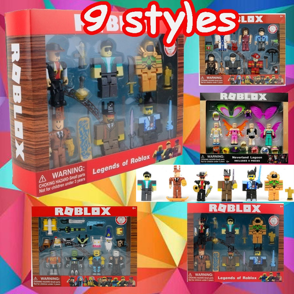 ROBLOX Building Block Dolls Assemble Virtual World Games and Dolls