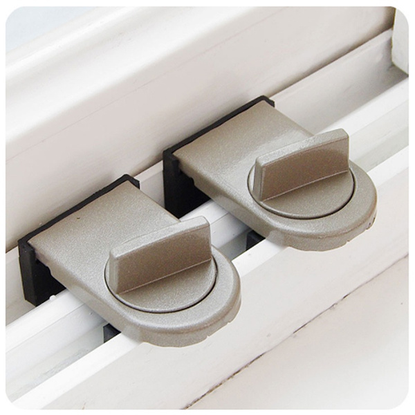 Sliding Sash Stopper Locks Adjustable Doors Security Antitheft Lock Window Sliding Lock