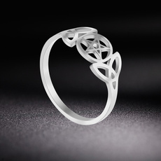 Couple Rings, giftforgirlfriend, wedding ring, pentagramring