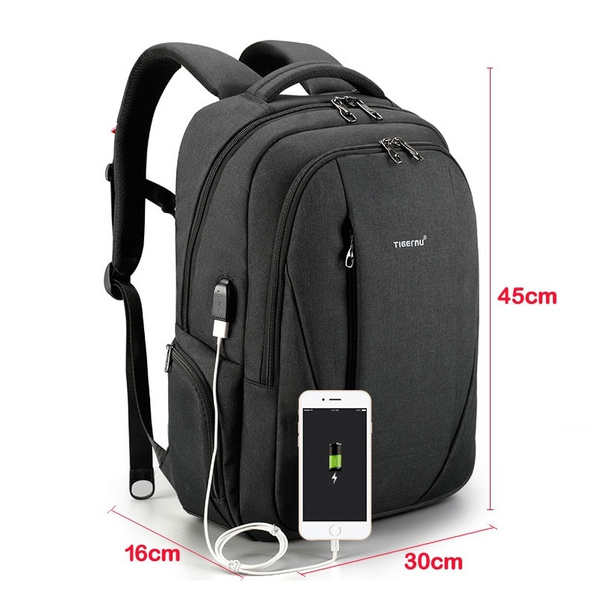 Slim Laptop Backpack for Men 15.6 inch Backpack Waterproof College