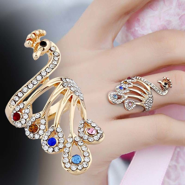 Peacock on sale diamond ring