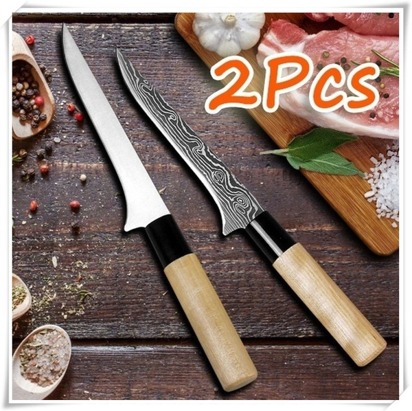 2PCS Chef Knife, Professional Stainless Steel Kitchen Cooking