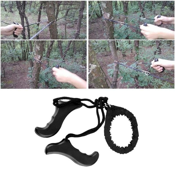 Camping Hiking Emergency Survival Hand Tool Gear Pocket Chain Saw ...