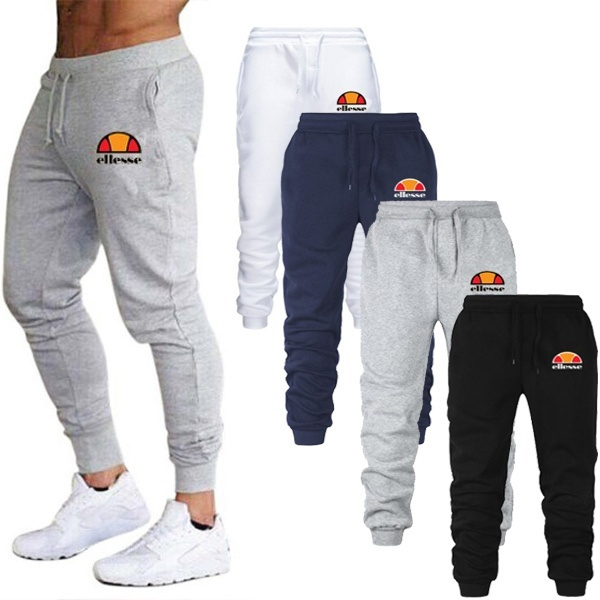 Mens Sports Drawstring Elastic Sweatpants Casual Hip Hop Jogger Pants Pantalon Homme