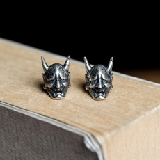 Steel, Men, stainless steel earrings, punk earring