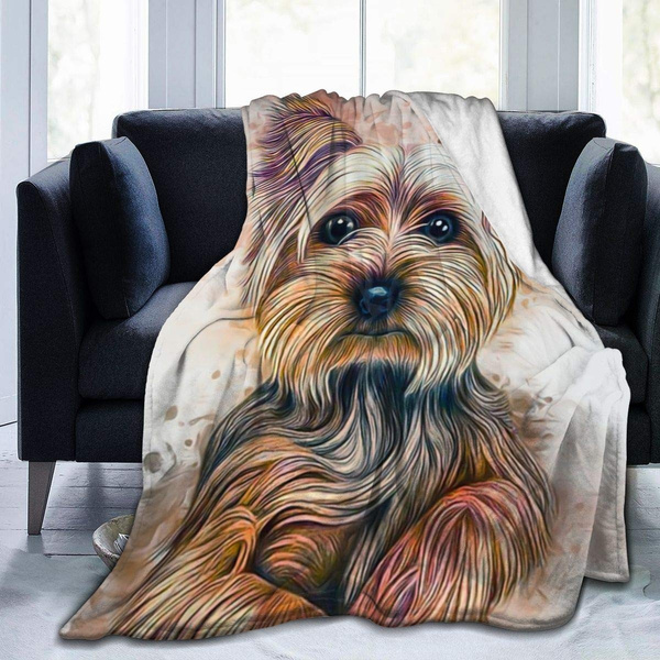 Yorkie throw hot sale blanket