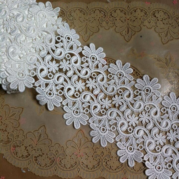 floral white lace fabric sewing supplies and accessories lace