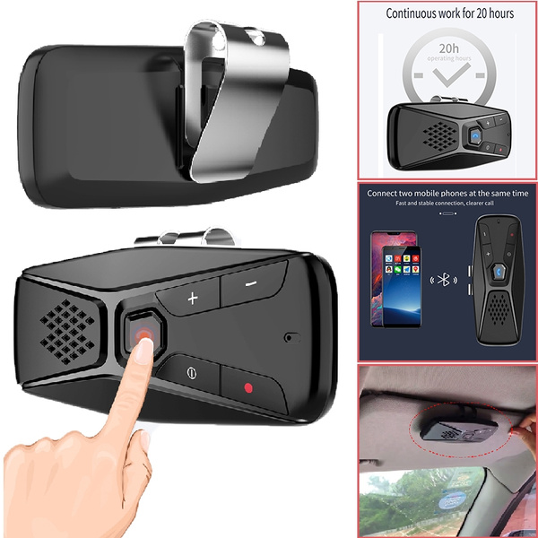 Car Sun Visor Bluetooth Handsfree Seven Language Bluetooth Music