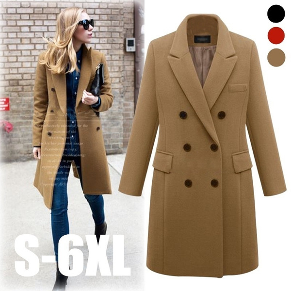 Ladies long blazer clearance coat