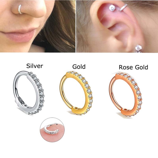 Fake hoop earrings for on sale cartilage