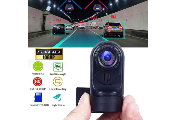 Loop Recording 140° Wide Angle Road Video Recorder Support ADAS PASASABLE USB Dash Camera Car DVR Night Vision HD 1080P 