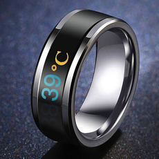 Couple Rings, Steel, creativering, Waterproof