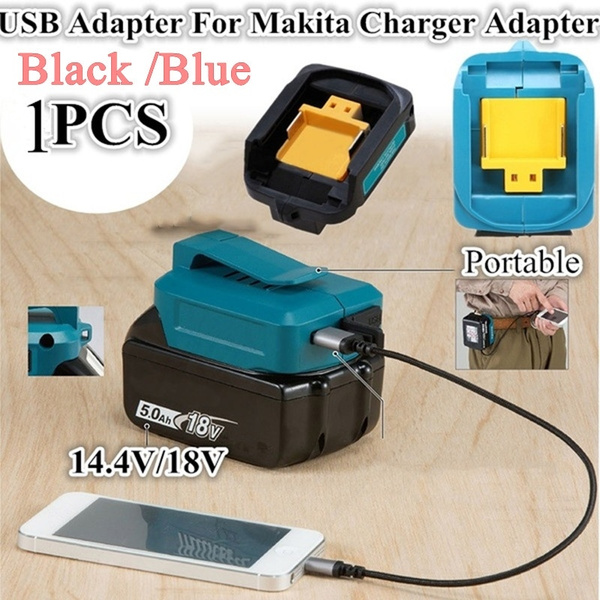 USB Power Dual Charger Adapter Converter for Makita adp05 14-18 V Li-ion Battery 