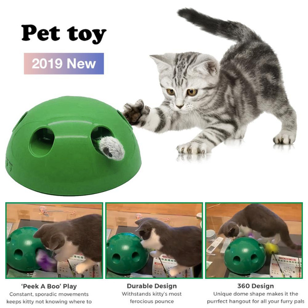 Pop n play outlet interactive cat toy