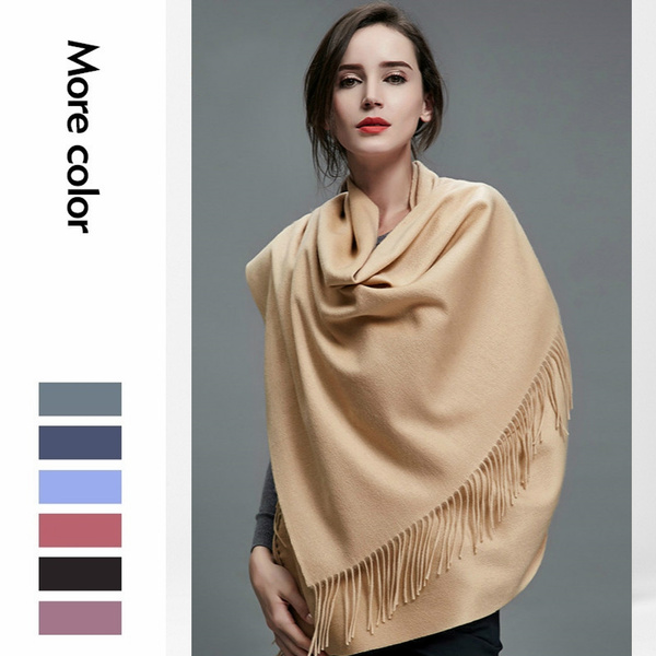 Soild Colors Cashmere Scarf Fashion 