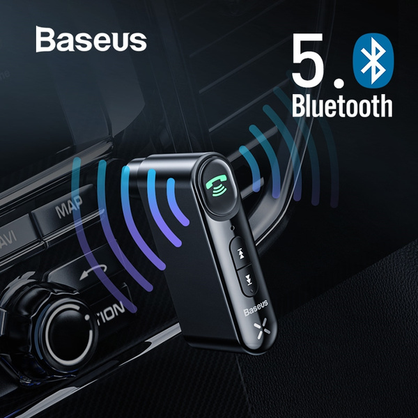 Baseus Bluetooth Aux Adapter, Bluetooth 5.0 Audio Receiver for