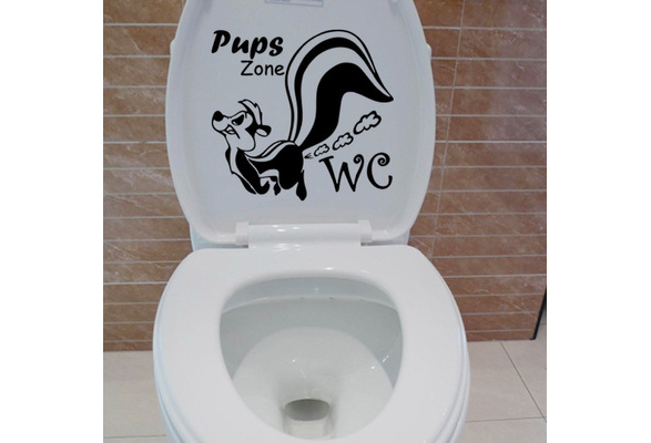 Toilette Badezimmer Bad Fliesen Hinsetzen Wandtattoo A074 WC Aufkleber Eule 