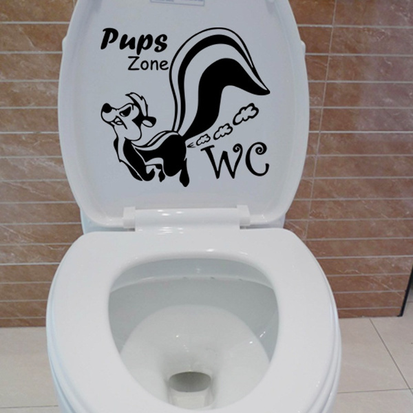 WC Aufkleber