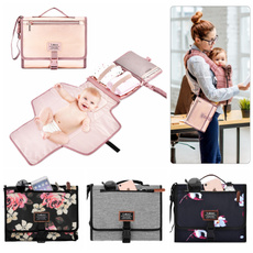 portablechangingpad, detachablechangingmat, strolleraccessory, peonyflowerprinted