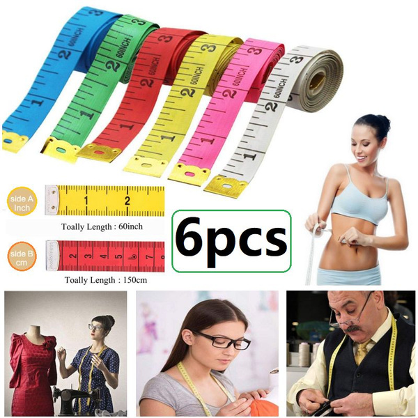 60-Inch Inch/Metric Tape Measure Tailor Sewing Cloth Ruler, Size: Large