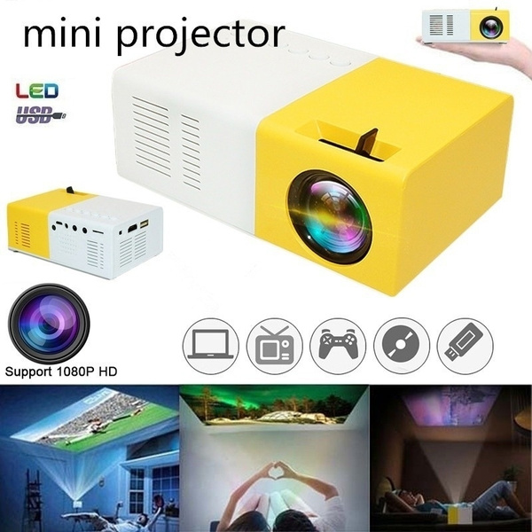 A2000 Mini Portable LED Projector Home Theater Cinema USB HDMI AV SD 1080P HD UK 
