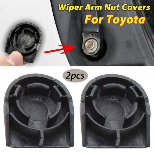 Xukey® 2Pcs Front Windshield Wiper Arm Head Nut Cap Cover For Toyota  Corolla Verso Yaris Auris Fielder Car Replacement OE# 85292-0F010