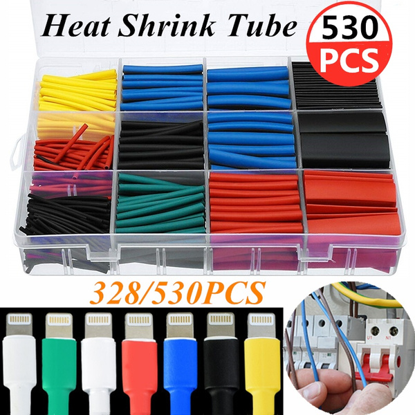 560Pieces Heat Shrink Tubing 2:1 Electrical Wire Cable Wrap Kit 
