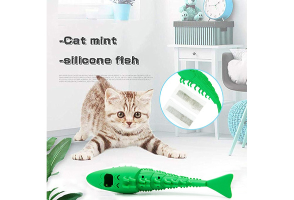 Cat self cleaning shop toothbrush with catnip inside