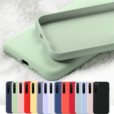 Original Thin Liquid Silicone Phone Case For Xiaomi, Soft Shockproof Candy Cover for Redmi Note 8 8T 7 Pro 8A 7A 6A 6 Go K20 Pro / Xiaomi Mi Note 10 9 9T CC9 CC9E Pro 8 5X 6X A1 A2 A3 Lite Mix 2 3 Cases  (With Soft Microfiber Lining) 