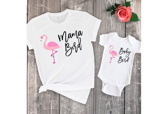 T-shirt Mama Bird para Mulher - Wishirt T-shirts