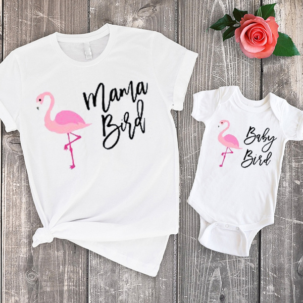 T-shirt Mama Bird para Mulher - Wishirt T-shirts