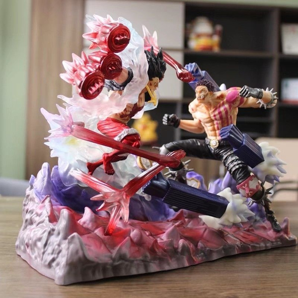 New 26cm One Piece Snake Man Luffy And Charlotte Katakuri Action Figure Pvc New Collection Figures Toys Collection For Friend Gift Cartoon Hobby Collector Christmas Gift Noble Collection Wish