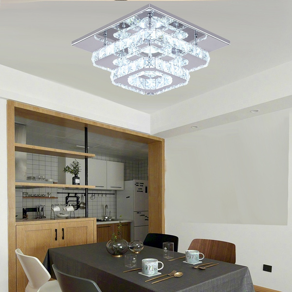 modern crystal ceiling lights