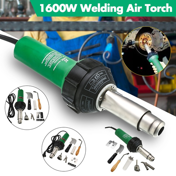 1600W Hot Air Torch Plastic Welding Heat Gun Pistol PVC Vinyl Welder Tool 1500W 