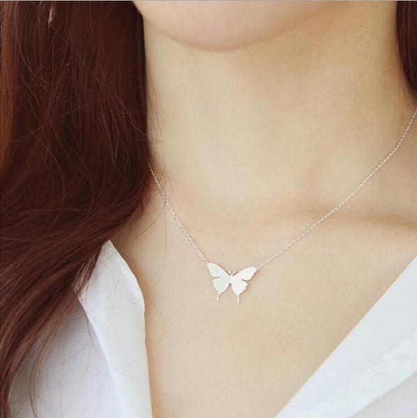 Wish butterfly deals necklace