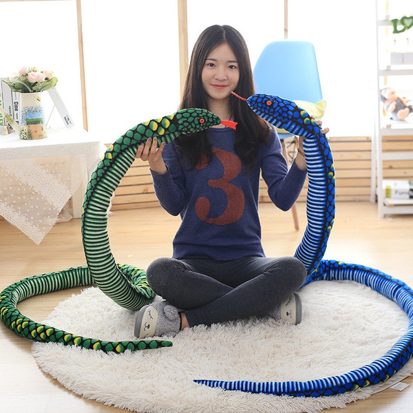 large snake stuffed animal