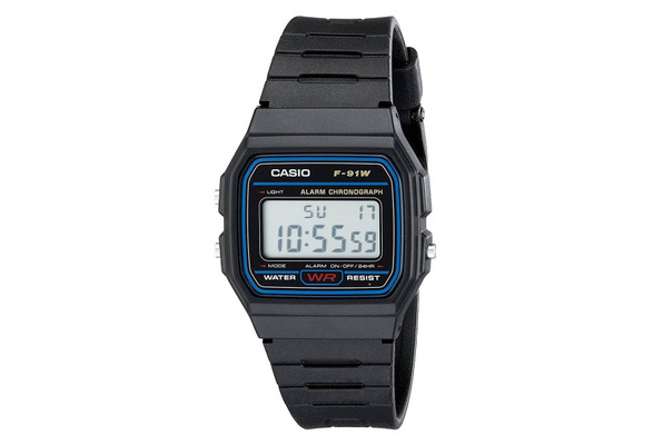 casio f91w blue