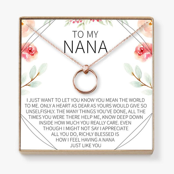 Grandma necklaces Gift for Mom Nana Gift Nana Jewelry Nana Necklace Mother's Day Gift for Grandma Necklaces Mother's Day Jewelry