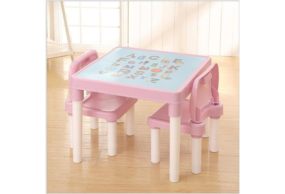 alphabet table and chair