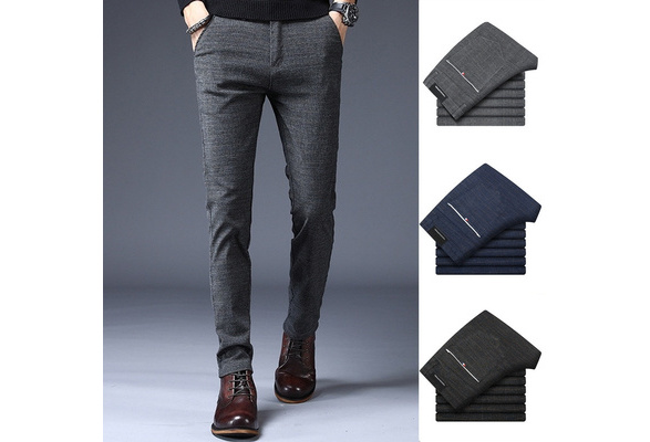 28-38 Men Casual Fashion Business Slim 