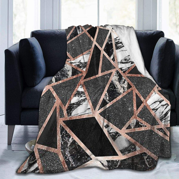 Rose gold best sale fleece blanket