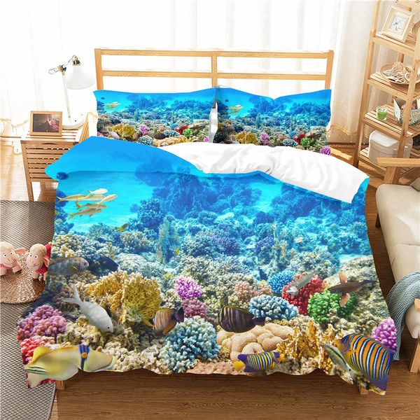 fish single duvet cover