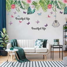 Plants, Home Decor, Wall, Stickers